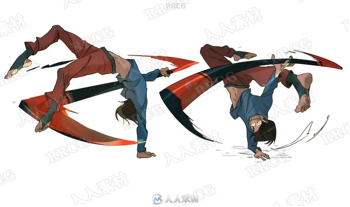 漫画角色动作造型设计大师级教程下载（850M附CSP适用） (4)