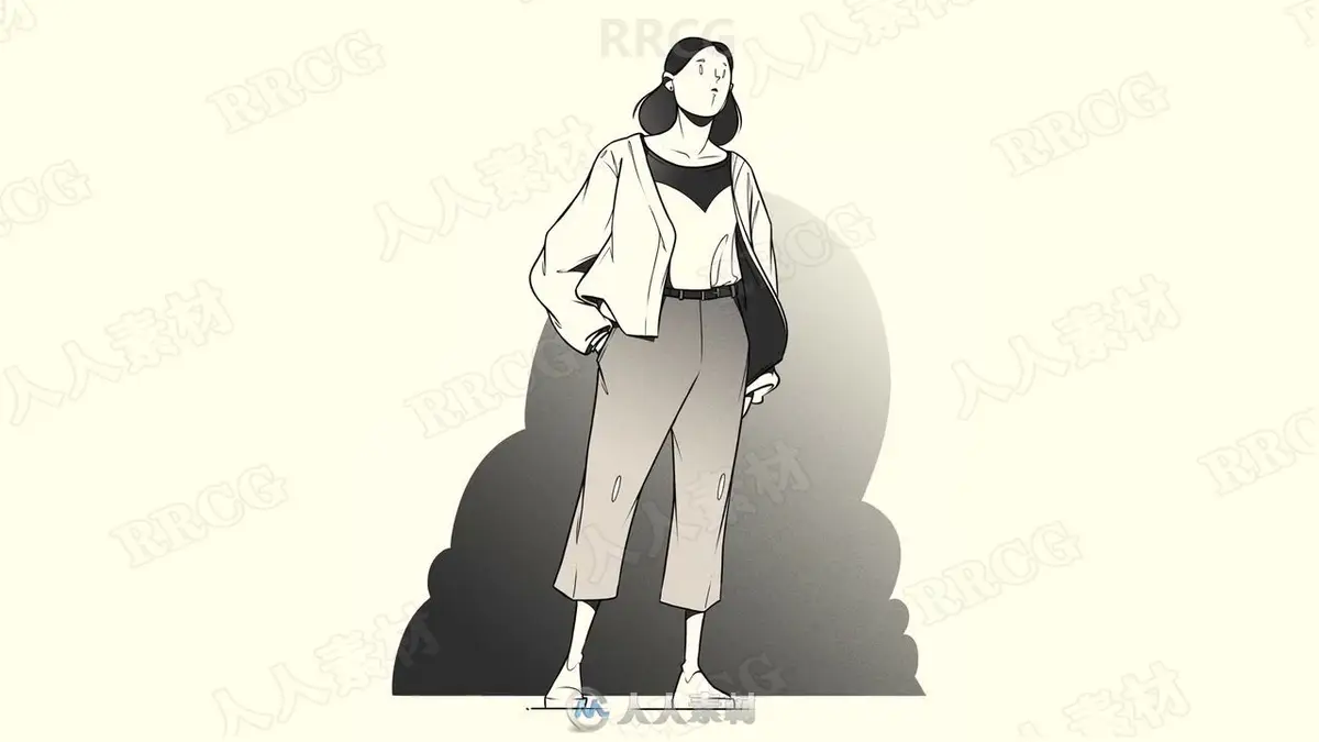动态人物插画绘制着色实战课下载（5.5G附源文件/Photoshop） (3)