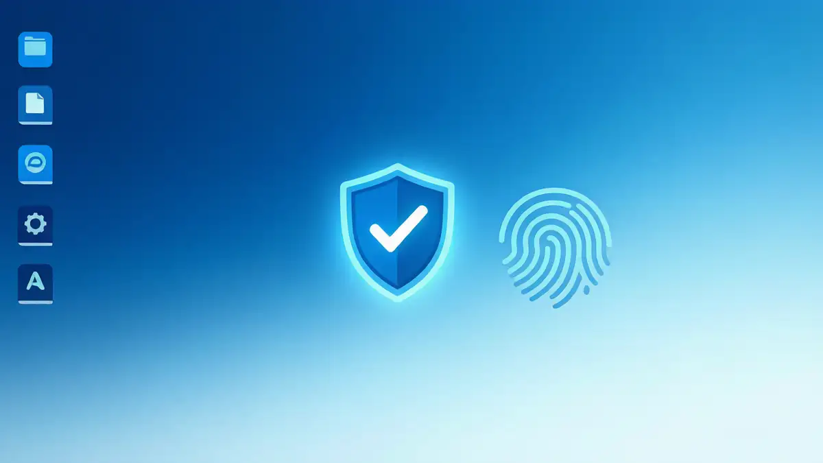 小修 Windows 10 深度精简二合一系统评测封面，含安全补丁与指纹保留概念
