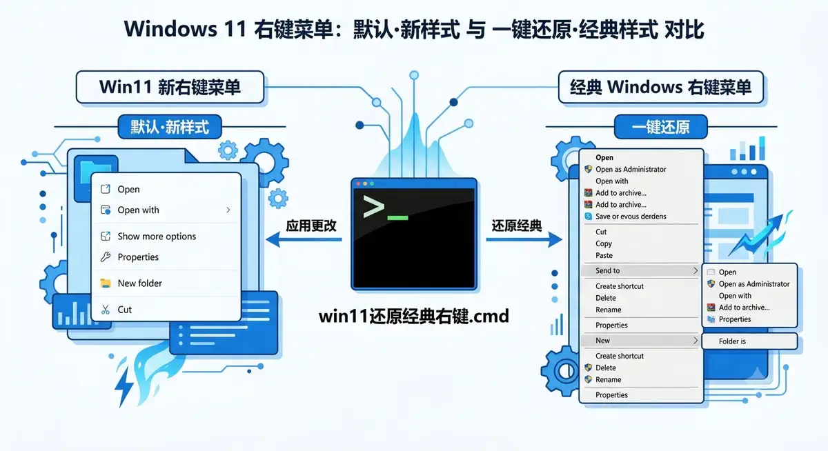 小修 Win11 26H1 稳定极限版 1.72G 下载(28000.2525)插图(1) - 拾光网 - 一站式设计资源网 小修 Windows 11 26H1 28000.2525 稳定极限版系统,1.72G 极致轻量办公 (右键菜单切换)