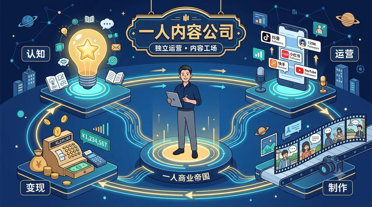 AI 漫剧超级增长课，一人 AI 内容公司从账号运营到商业变现全流程 (封面图)