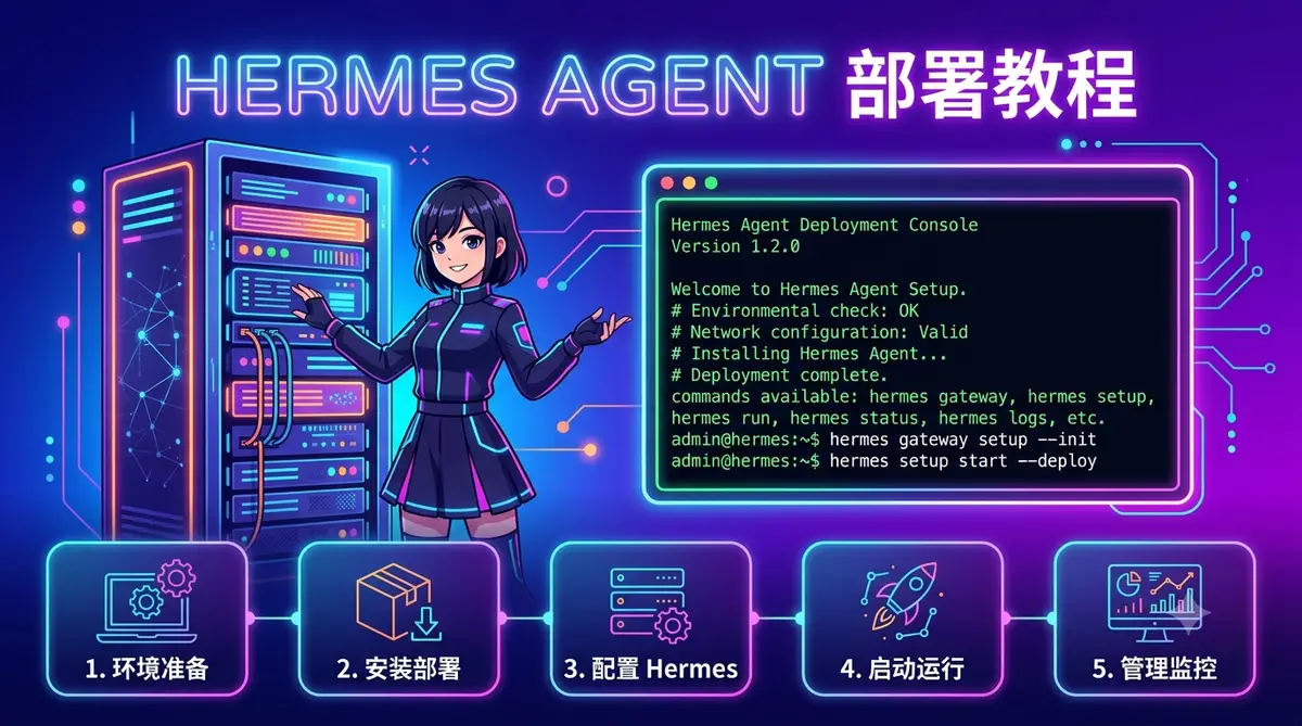 Hermes Agent 服务器零基础部署教程：VPS 到手机全链路