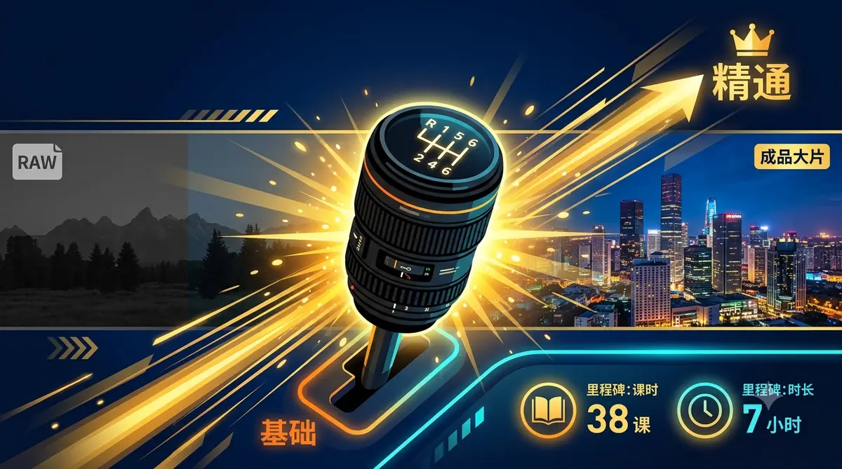 SLR Lounge 精通 Lightroom A-Z 教程：7 小时 38 课系统掌握摄影后期全部工具