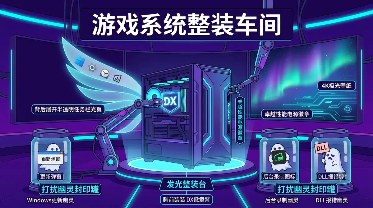 不忘初心 Windows 11 25H2 游戏精简版：为游戏稳定而生的 3.38G 系统详解