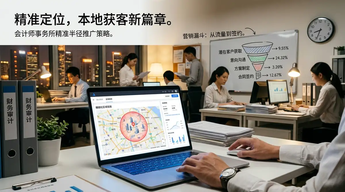 财税机构巨量本地推投放：同城企业线索从广告触达到咨询成交的完整漏斗与后台界面(封面图)