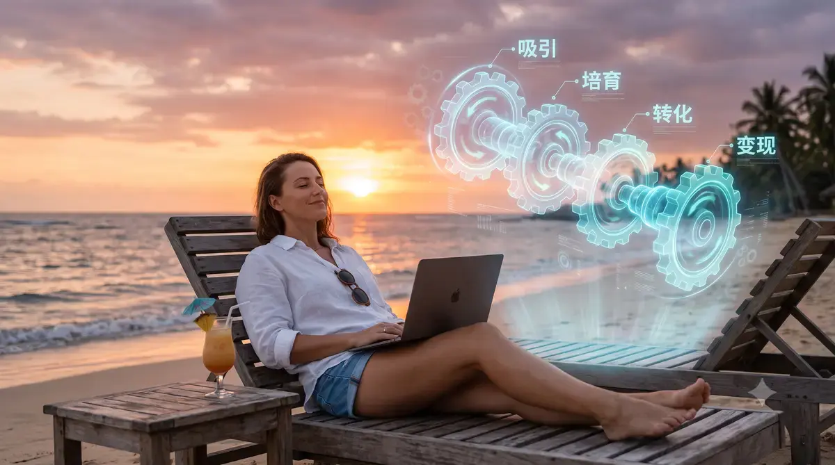 自动卖课系统:Meta广告驱动四种漏斗模型,从发布到常青成交的完整路径(封面图)