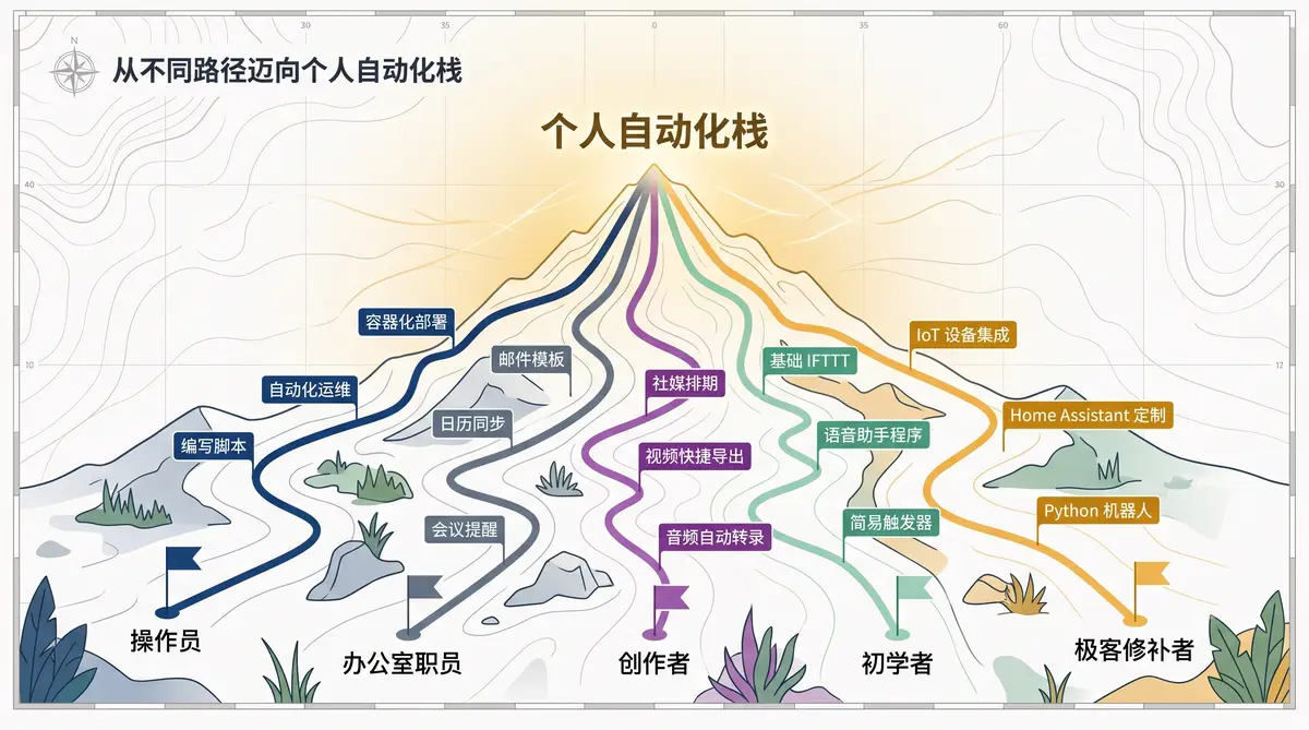 AI自动化工作流：扣子工作流、知识库、飞书机器人与RPA组成的个人自动化流水线(学习顺序表)