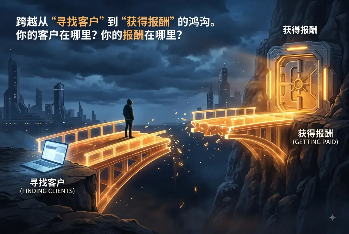外贸获客训练营——从谷歌社媒开发客户到报价收款的外贸全链路概念图(外贸课的通病)
