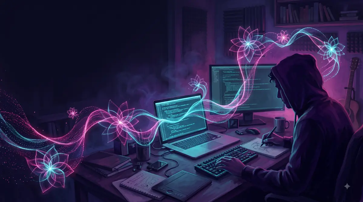 创意编程指南——用代码生成艺术的交互设计师工作台概念图(封面图)