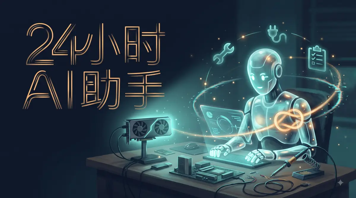 Muse Glimmer 30B——可本地部署的开源 Agent 大模型概念图，单卡运行的常驻智能体(封面图)