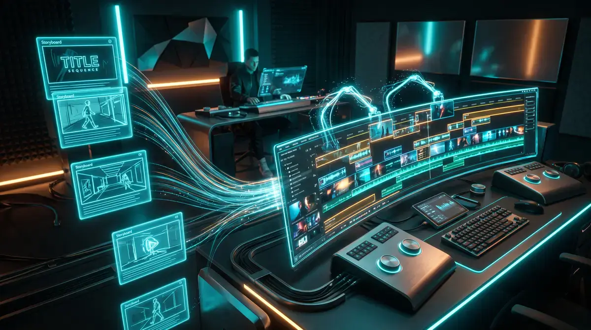 图片1:2026年AI短视频故事创作与数字自动化剪辑流水线全景图