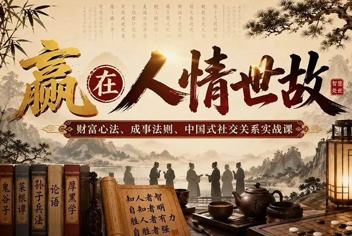 苏建诚赢在人情世故与中国式商业社交关系概念图