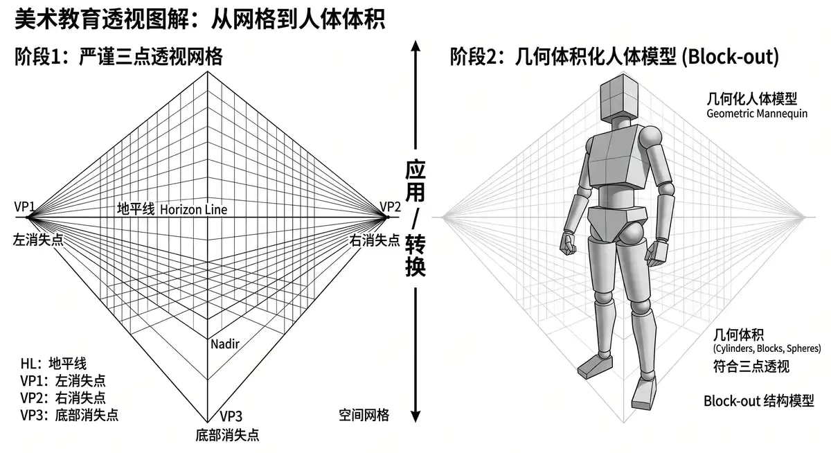 透视基础与空间构建