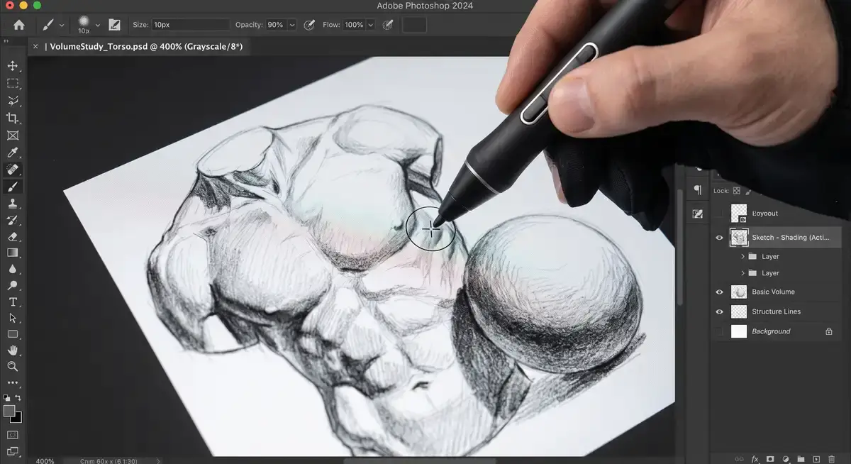 光影与素描关系