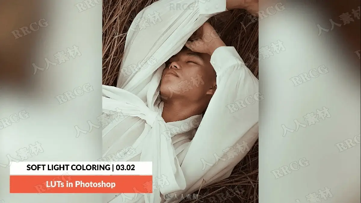 摄影师在专业显示器前使用Lightroom CC和Photoshop调整风光人像照片的柔和灯光与色彩平衡9