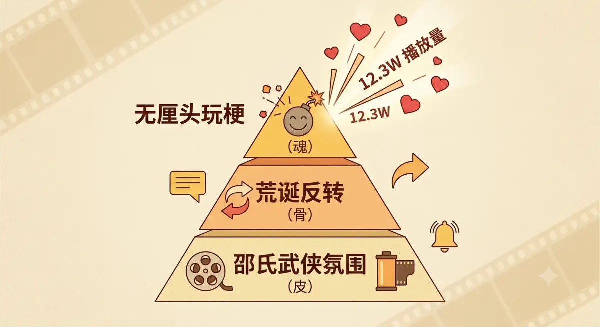 AI 邵氏风格视频课，两步极简流程复刻邵氏老电影名场面 (爆款三层框架)