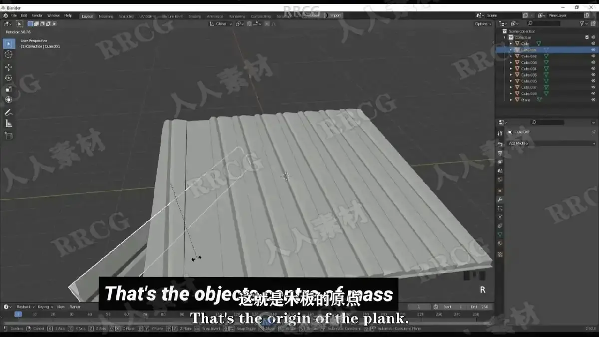 3D数字艺术家在宽大的显示器前运行Blender软件,屏幕上正实时渲染着一个极具精美质感与温馨光影的等距视角小型游戏微场景17
