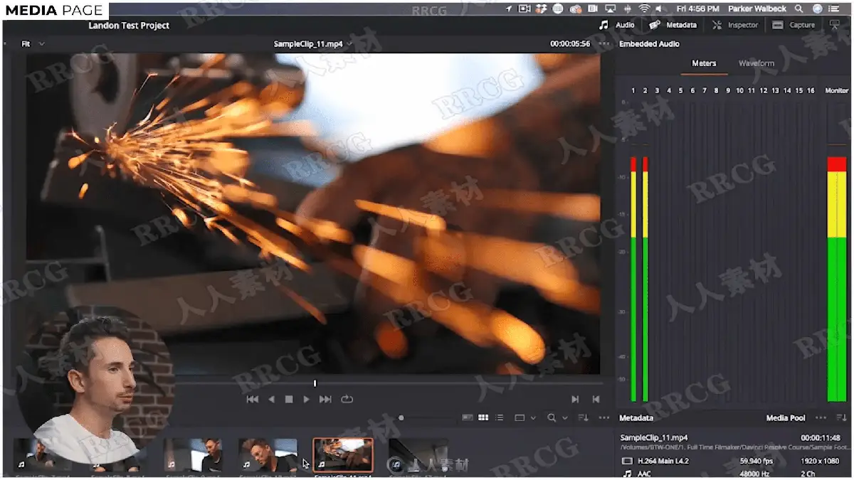 资深数字调色师在光线极佳的专业后期工作棚内，面对超宽带鱼屏显示器，左侧屏幕显示DaVinci Resolve极其复杂的节点调色网状树，右侧屏幕正实时监看应用了高级LUT预设的4K电影质感画面 (9)