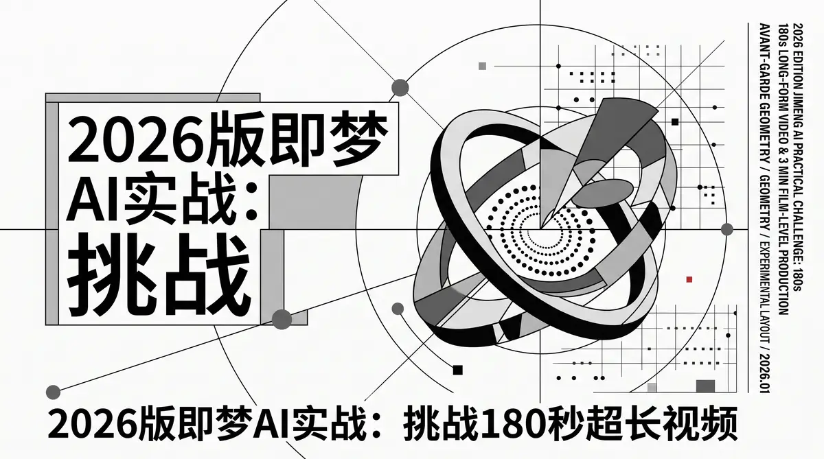 2026版即梦AI实战：挑战180秒超长视频与3分钟电影级短片制作