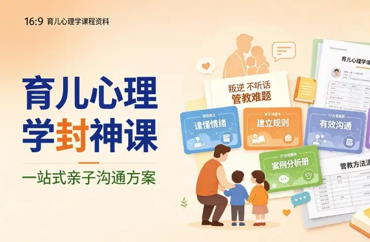 2026版育儿心理学封神课：终结孩子叛逆与吼叫式管教的终极密码