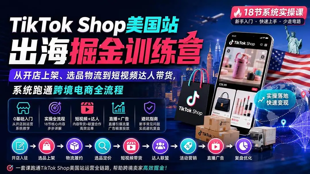 2026版TikTok美国站出海掘金：达人联盟带货与无脑爆单全解