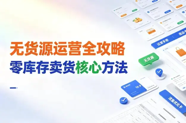 2026版闲鱼无货源全攻略:拼多多代发与高客单矩阵截流实战