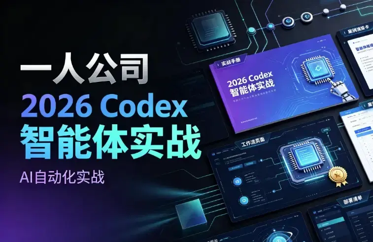 2026版一人公司实战:Codex智能体全自动矩阵与小程序部署全解