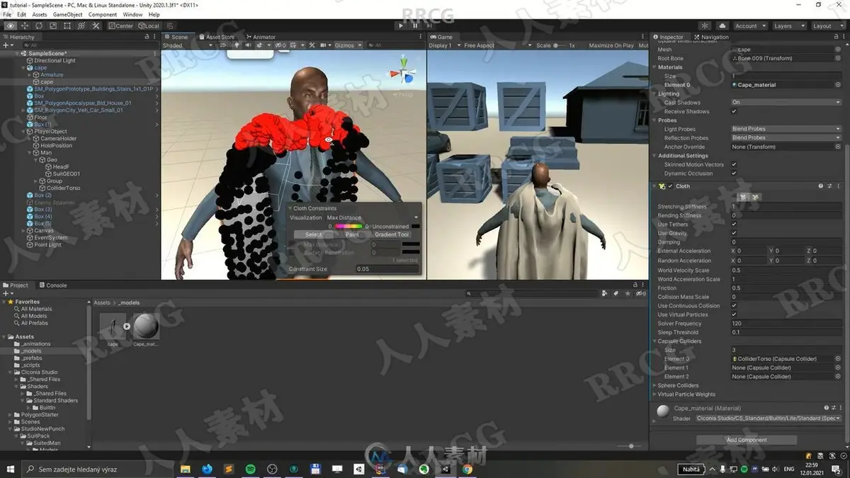 【中文字幕】Unity 3D恐怖动作游戏从零制作全流程教程 (附源文件) (20)