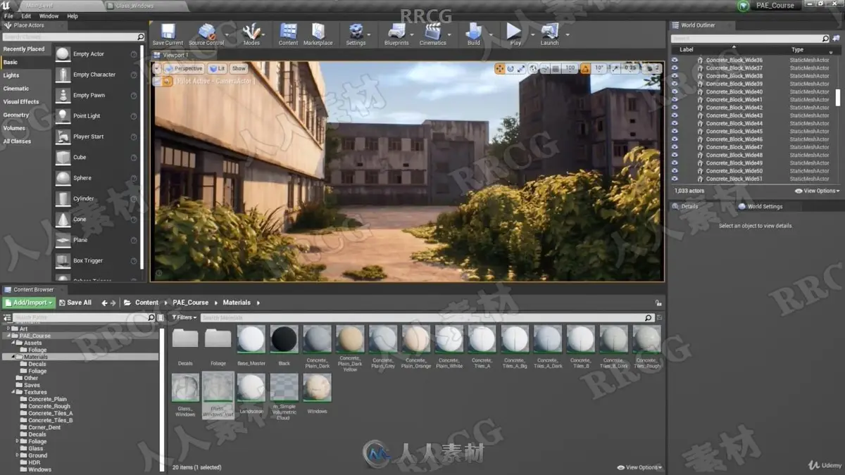 Unreal Engine 4 世界末日环境场景全流程制作教程 (附20G源文件) (16)