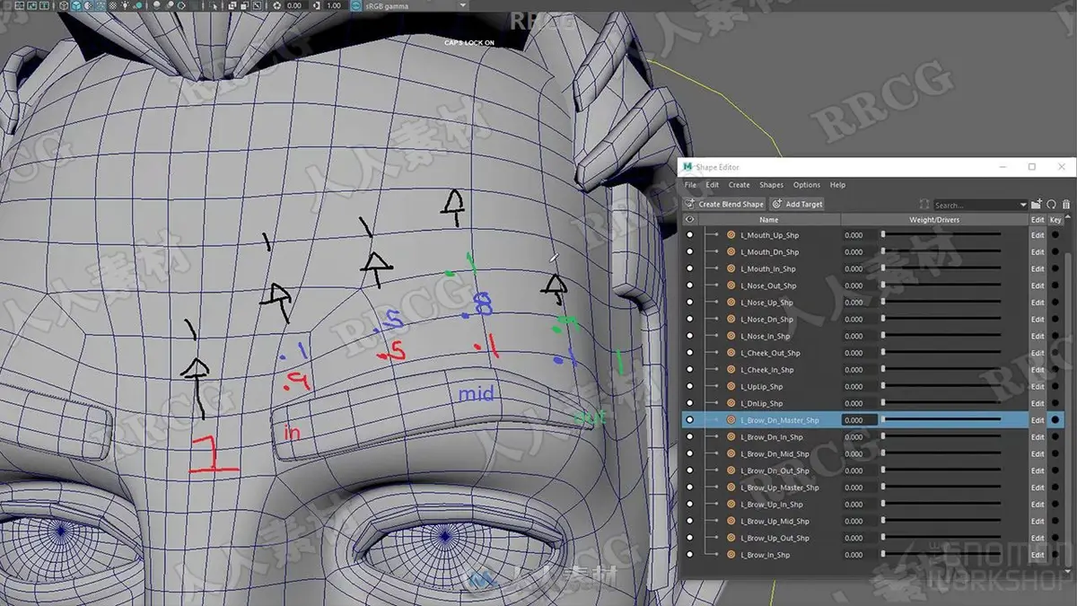 Maya 角色面部表情绑定动画大师级教程12 章节高清视频 显示更多行 (3)