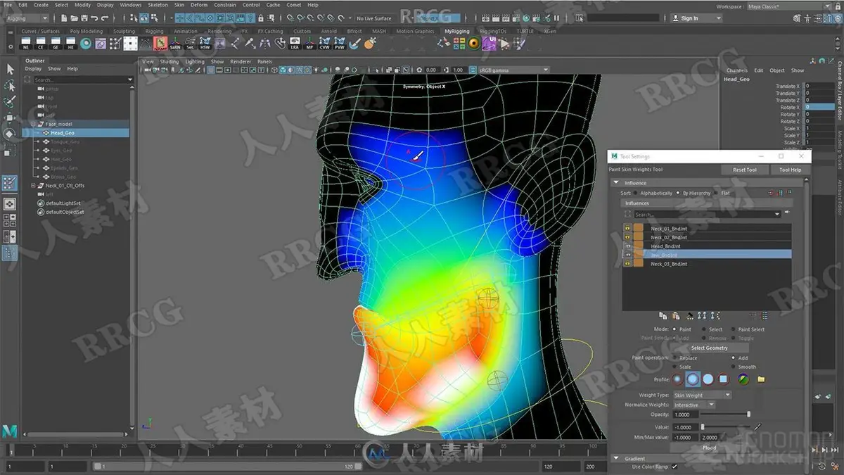 Maya 角色面部表情绑定动画大师级教程12 章节高清视频 显示更多行 (10)