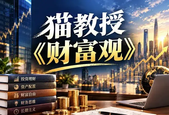 猫教授财富观20讲完整版课程下载(含金钱思维投资哲学AI机遇)